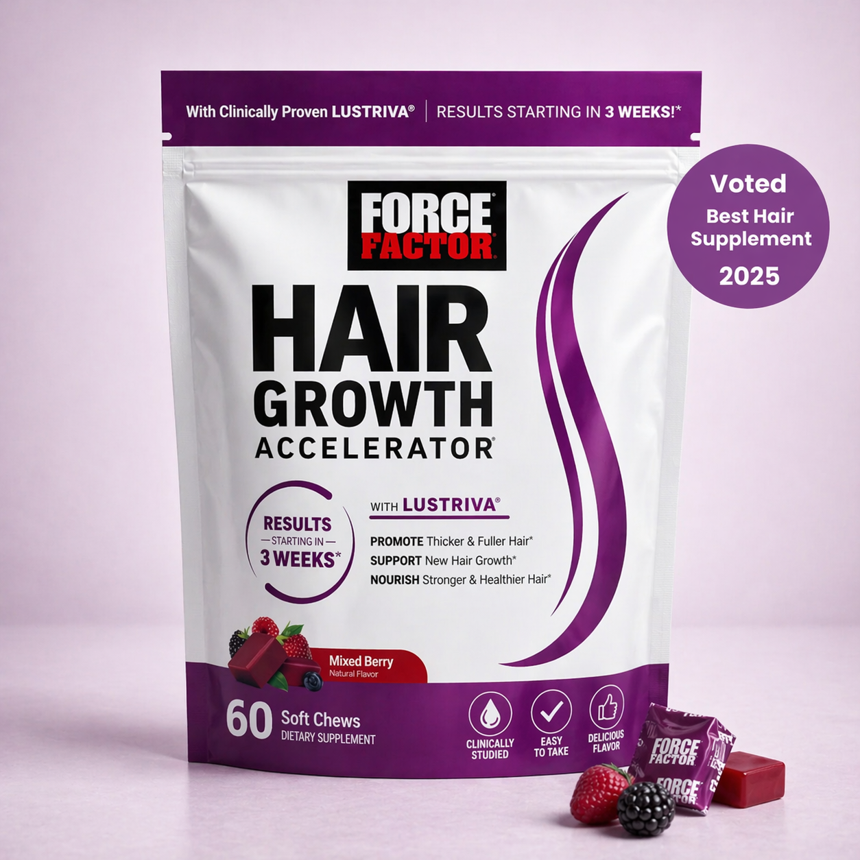 Stop the Shedding. Grow Thicker Hair in 3 Weeks.